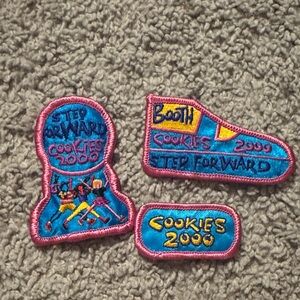Vintage 2000 Girl Scout Cookie Badges